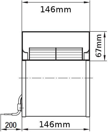 Ventilator Centrifugal pentru Gaze de Fum Ebm Debit 265 M³/h