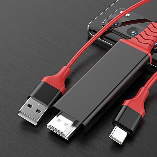 Αντάπτορας Type-c Hdtv Usb Καλώδιο 4k 30hz