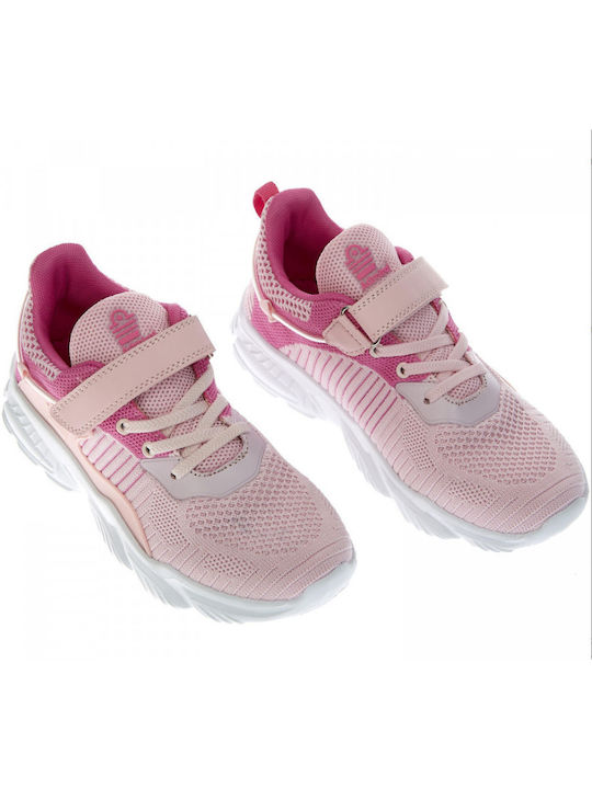 Admiral Kids Sports Shoes Running with Hoop & Loop Closure Pink