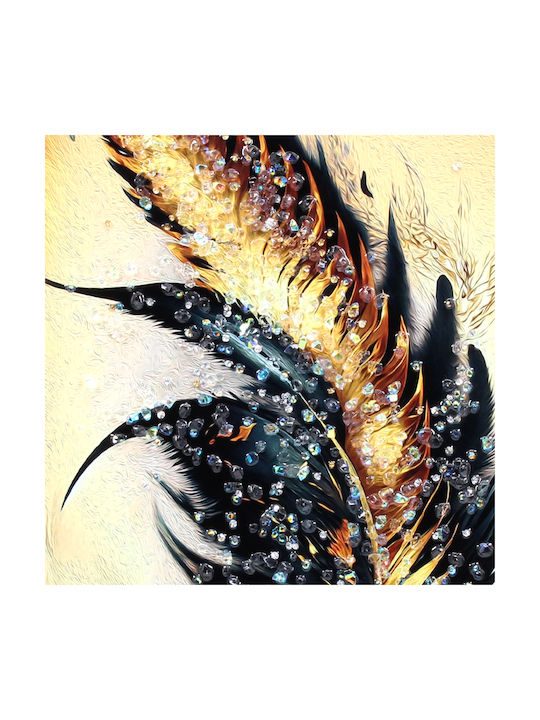 Keskor Threefold Painting Wooden 90x50cm