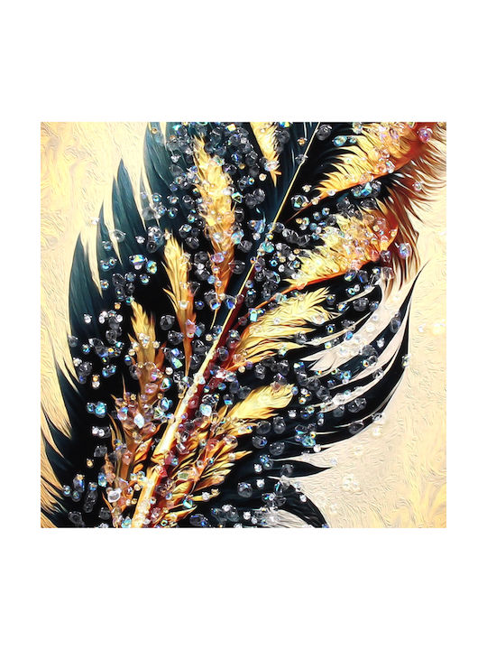 Keskor Threefold Painting Wooden 90x50cm