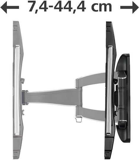 HAMA 00118056 Βάση Τηλεόρασης Τοίχου έως 65" και 50kg Μαύρο