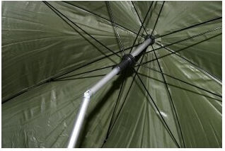 Zfish Royal Folding Beach Umbrella Diameter 2.5m Green