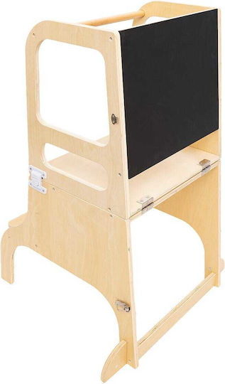 Learning Tower made of Wood Beige Atmosphera