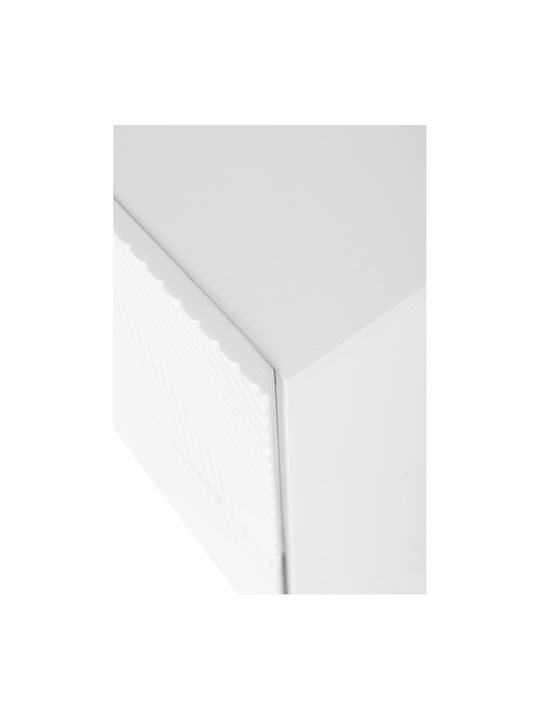 Noptieră Mezza Lemnoasă Alb 55x45x55cm