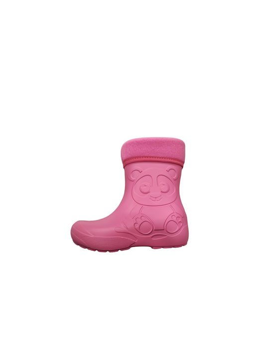 Kids Wellies Childreland Panda Fuchsia 389352