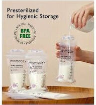 Momcozy Breast Milk Storage Bags 180ml 50pcs