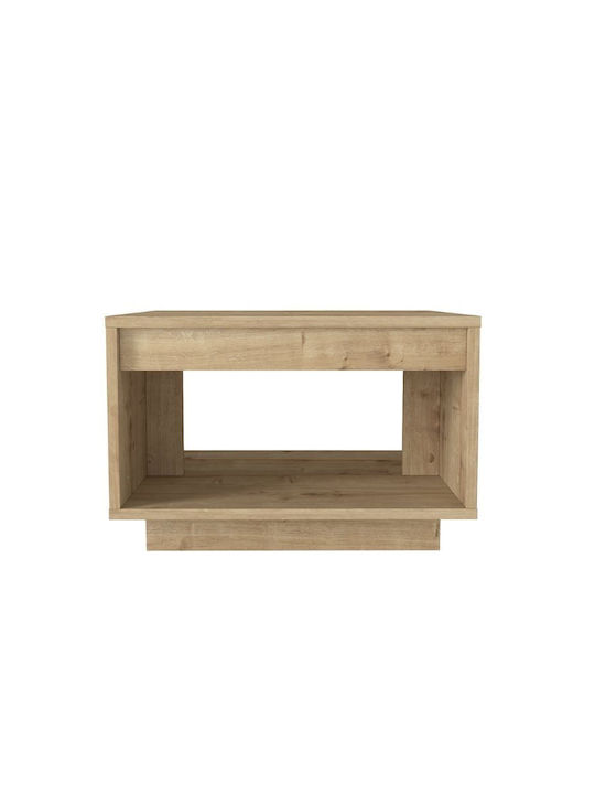Square Central Coffee Table Onda Wooden Sapphire Oak W60xL60xH40cm GP042-0266 1