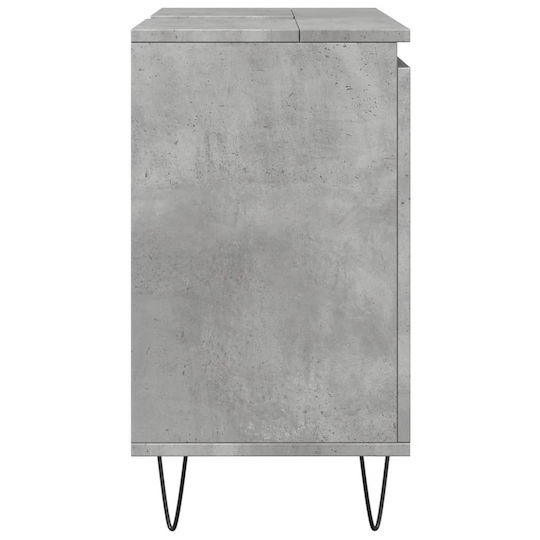 vidaXL Countertop without Sink L58xW33xH60cm Gray