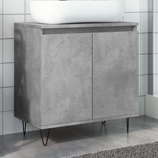 vidaXL Countertop without Sink L58xW33xH60cm Gray