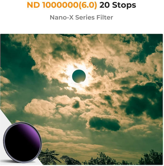 K&F Concept Nano-x Filter Clear 58mm for Camera Lenses