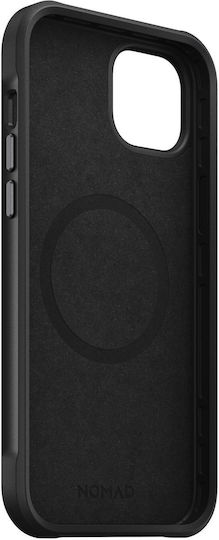 Nomad Back Cover Silicon Negru (iPhone 15 Plus / 16 Plus)