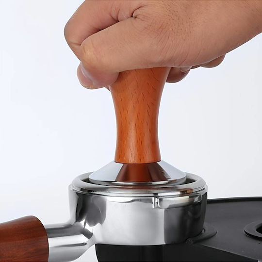 Coffee Tamper Zola Stainless Steel 51 Mm Height 86 Mm Wooden Handle