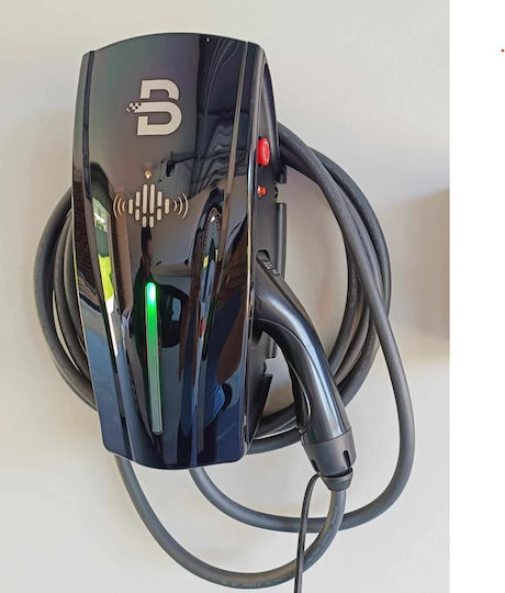Beny Επιτοίχιος Τριφασικός Σταθμός Φόρτισης 22kW με Ενσωματωμένο Καλώδιο Type 2 (BCP-AT2N-L)