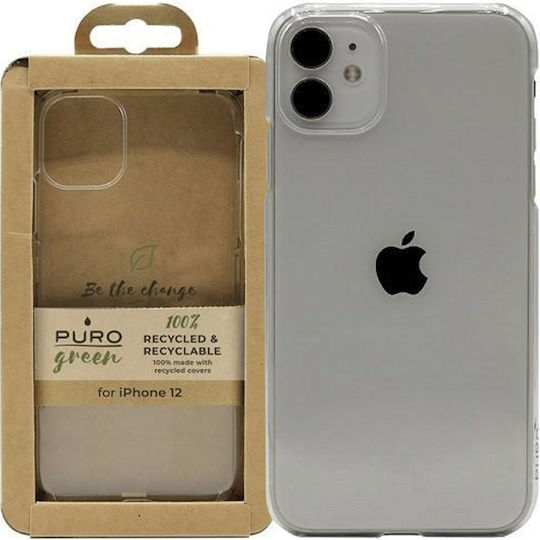 Puro Eco Back Cover Silicone Transparent (iPhone 12 mini) IPC1254ECO2TR