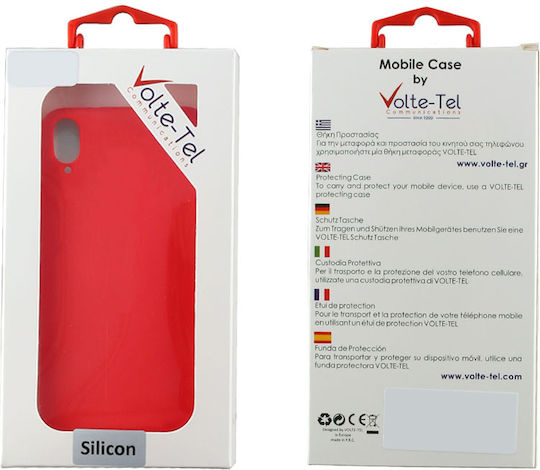 Volte-Tel Silicon Tpu Back Cover Σιλικόνης Κόκκινο (Galaxy Note 10+)
