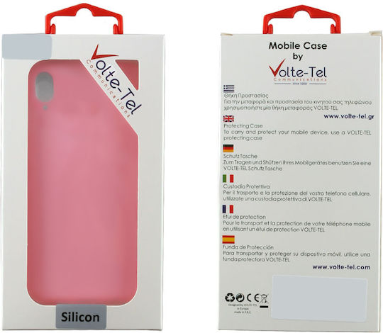 Volte-Tel Silicon Tpu Back Cover Σιλικόνης Ροζ (Huawei P30)
