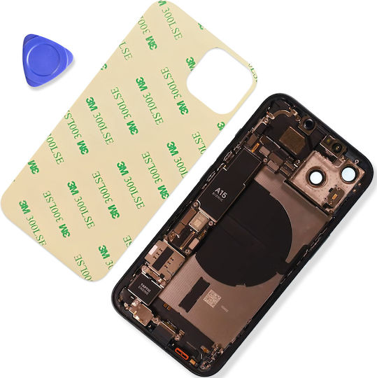 Clappio Adhésif Vitre Arrière 3m Pour Iphone 13 Forte Adhérence Transparent