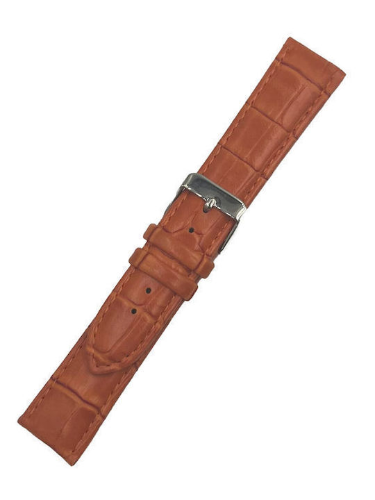 ByLeather Leather Strap Orange 20mm