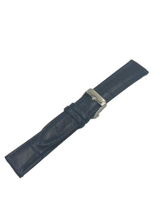 ByLeather Δερμάτινο Λουράκι Μπλε 18mm