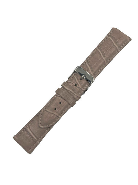 ByLeather Δερμάτινο Λουράκι Μπεζ 20mm