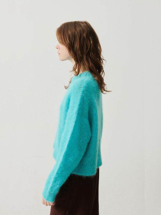 American Vintage Pullover Turquoise 5404