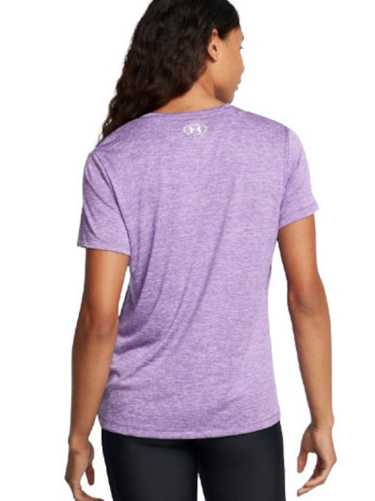 Under Armour Ssc Twist Γυναικείο Αθλητικό T-shirt Μωβ