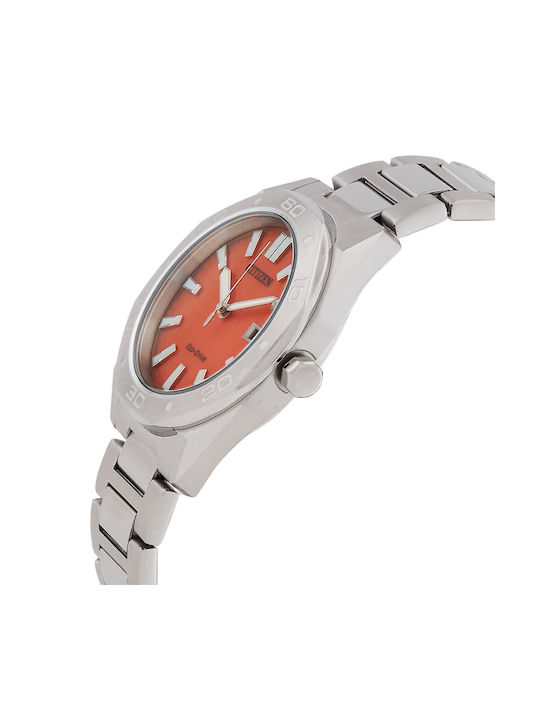 Citizen Eco-drive Ρολόι Μπαταρίας με Μεταλλικό Μπρασελέ Citizen Eco-drive Ρολόι Μπαταρίας με Μεταλλικό Μπρασελέ