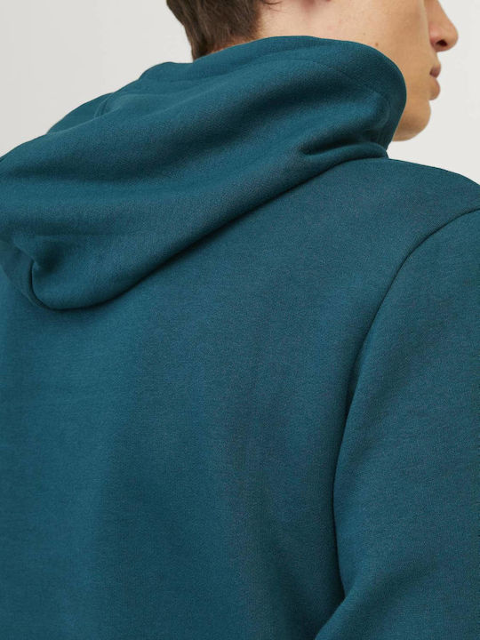 Sweatshirt mit Kapuze Petrol (Item J062)