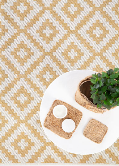 Royal Carpet Flox Ochre 50010 Χαλί Ορθογώνιο Καλοκαιρινό Ψάθινο Ochre 67x140cm