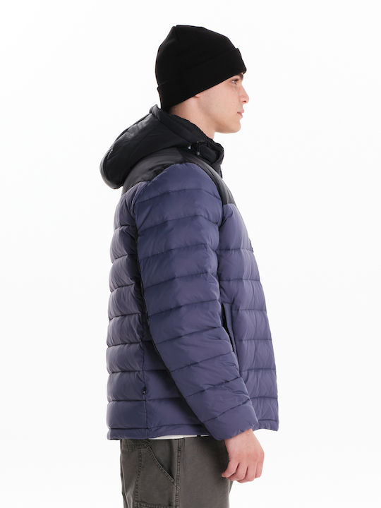 Зимно Puffer Водоустойчиво Сиво Мъжко Яке