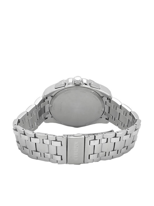 Citizen Ceas Bărbați 41mm Cronograf Baterie cu Brățară Metalică Argintie