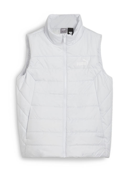 PUMA Αμάνικο Μπουφάν Puffer Λευκό