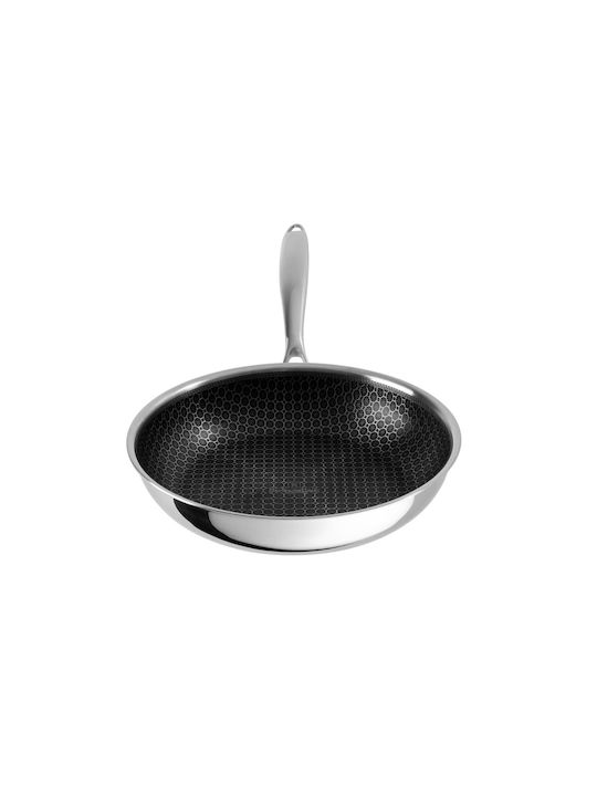 24 Cm Non-stick Stainless Steel Frying Pan Eternal Collection Berlinger Haus Bh 8504