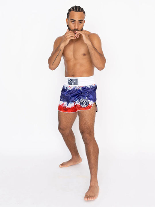 Wicked1 Men's Kick/Thai Boxing Shorts White