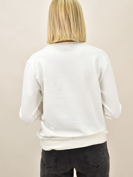 Imagine Damen Sweatshirt White