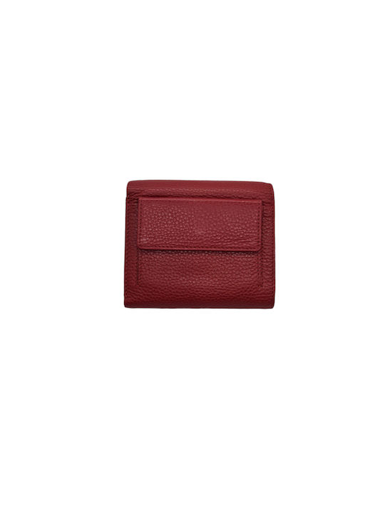 Guy Laroche Small Leather Women's Wallet with RFID Red