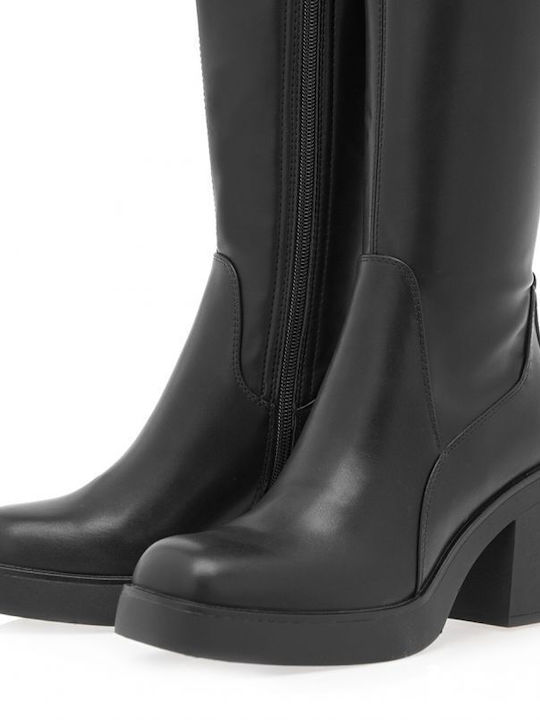 Seven Women's Boots with High Heel Black