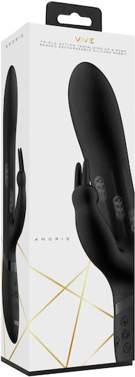 Vive Δονητής Rabbit Μαύρος