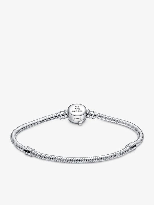 Pandora Γυναικείο Βραχιόλι Αλυσίδα από Ασήμι 19cm
