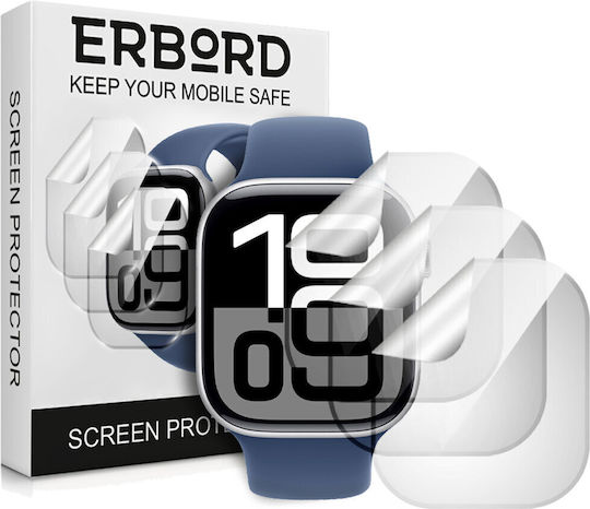 3x Erbord Хидрогел Филм Apple Watch 10 42mm