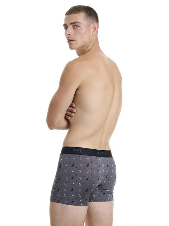 Walk Bamboo Men's Boxer Multi with Patterns