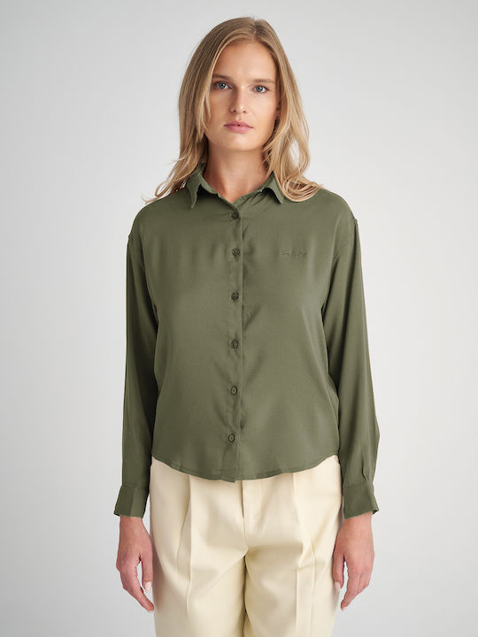 Staff Lina Women's Long Sleeve Shirt Haki