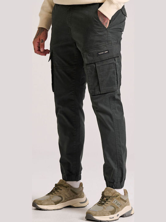 Trousers Cargo in Regular Fit Forest Green