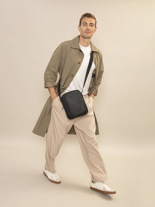 Geantă pentru bărbați De umăr / tip crossbody Neagră