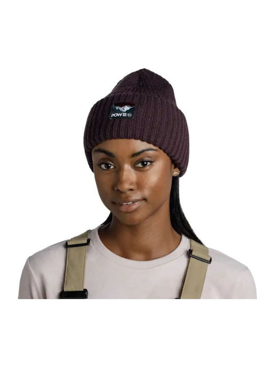 Rutger Beanie Unisex Σκούφος Πλεκτός σε Μωβ χρώμα