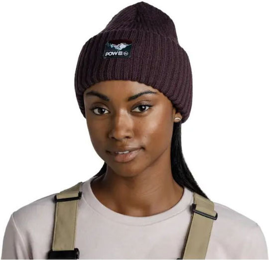 Rutger Beanie Unisex Beanie Knitted in Purple color