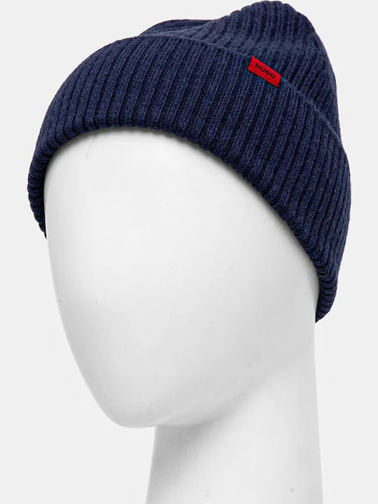 Beanie Unisex Beanie Knitted in Blue color