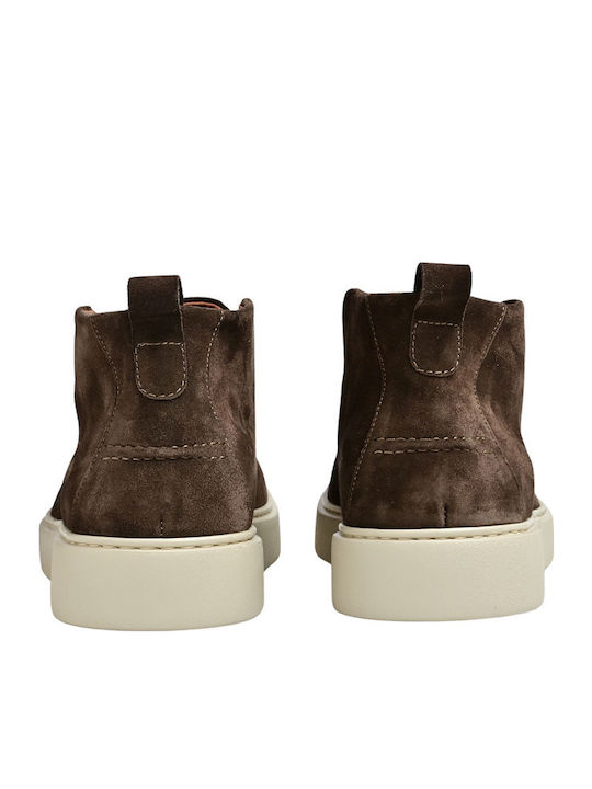 Suede Καφέ Ανδρικά Μποτάκια