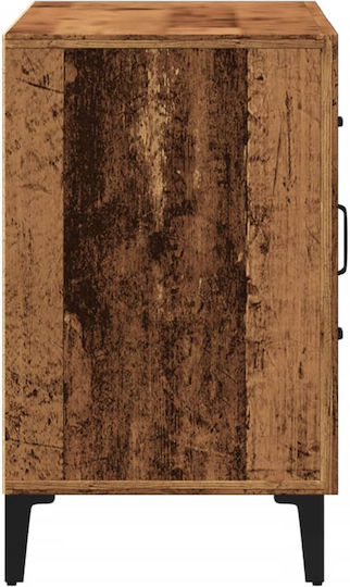 Μπουφές Ξύλινος με Συρτάρια Καφέ 100x36x60cm